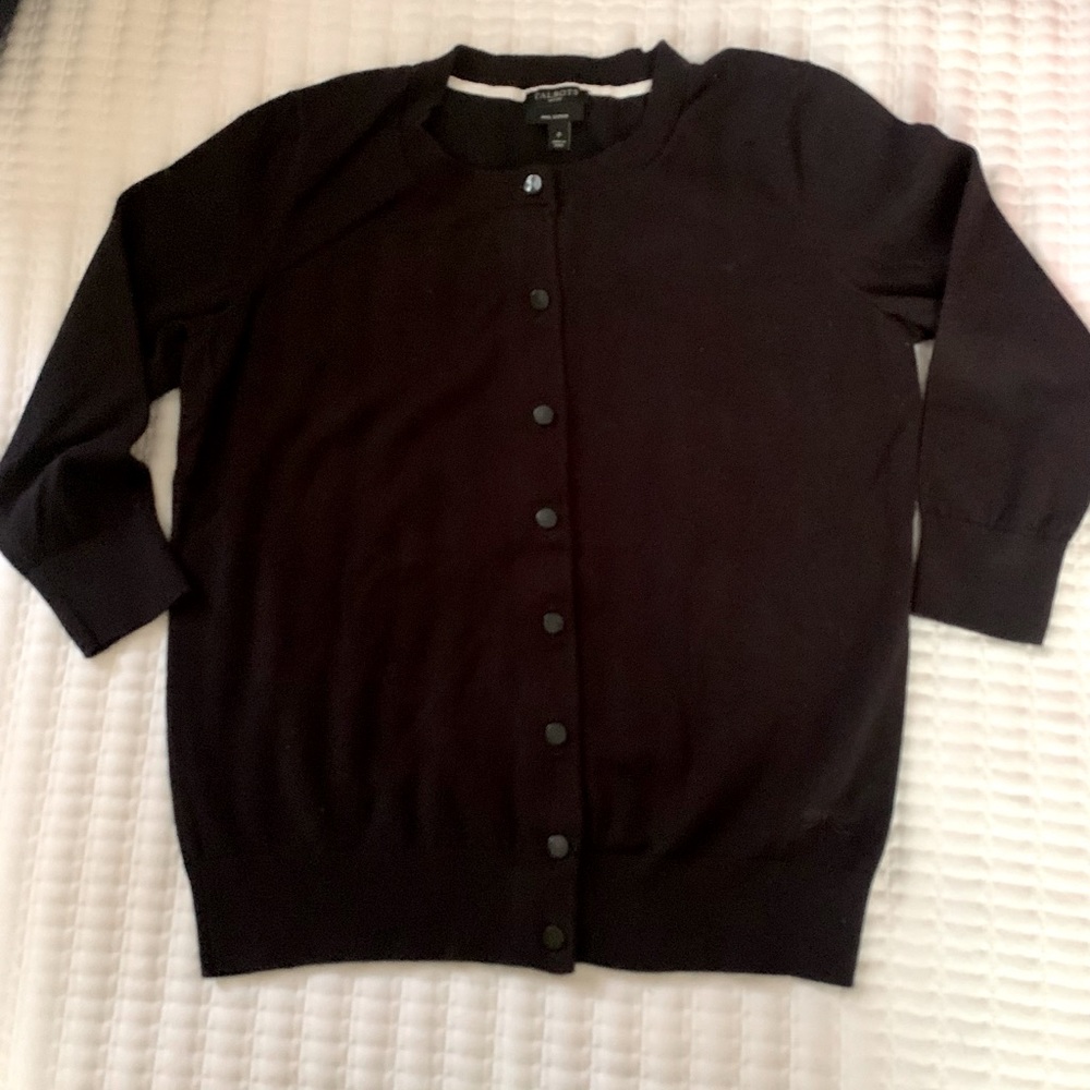 EUC Talbot Black Cardigan size P
